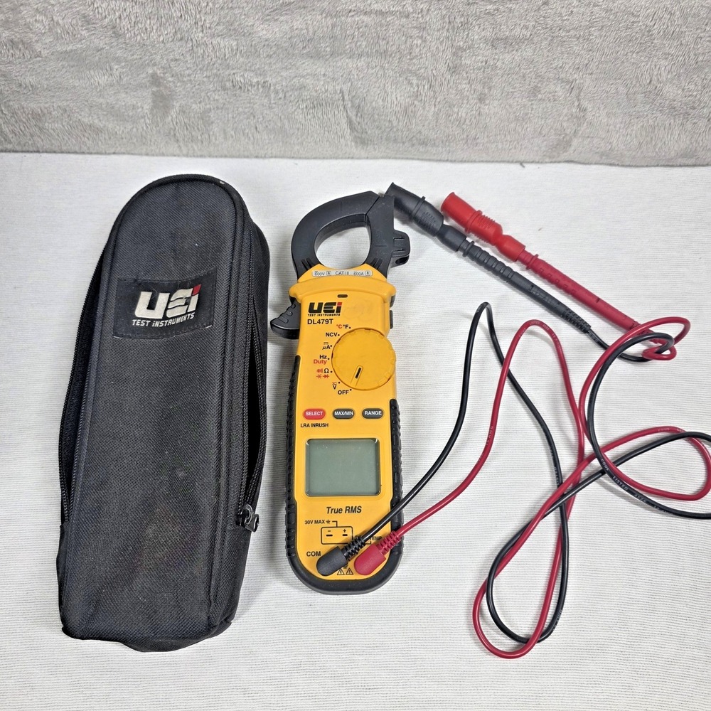 UEI Test Instruments DL479T True RMS Clamp Meter CATIII AC 600V 600A
